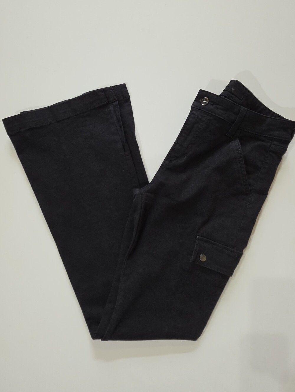 Joes Jeans The Frankie‎ Black Womens 29 Bootcut Cargo Pocket Denim